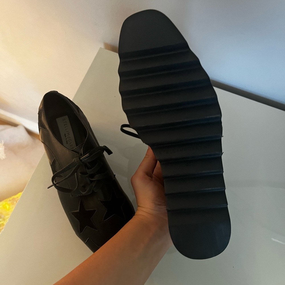 SOLD!!!! Stella McCartney Black Elyse Platform Oxford - Picture 9 of 10